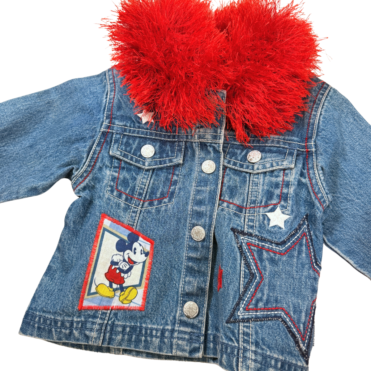Rare Vintage Custom OshKosh Disney Denim Jacket – 12M