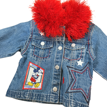 Rare Vintage Custom OshKosh Disney Denim Jacket – 12M