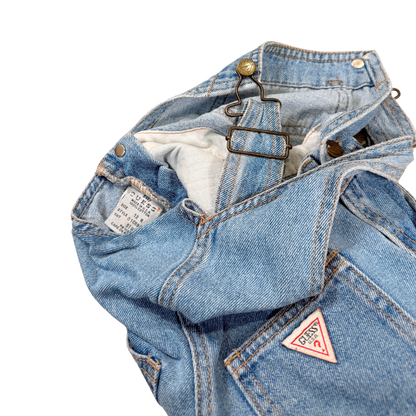 Vintage Baby Guess Denim Shortalls – 12M