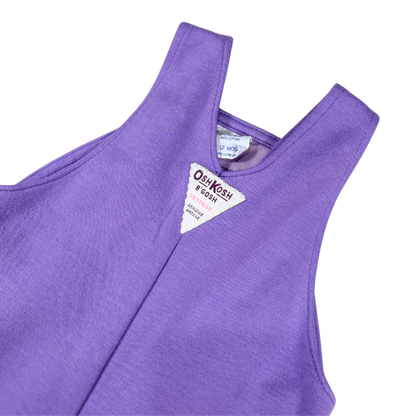 Vintage 80s OshKosh B’Gosh Purple Overalls – 12M