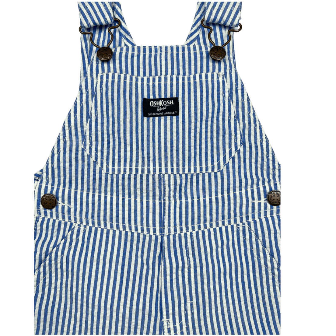 OshKosh Vintage Stripe Shortalls – 2 Years