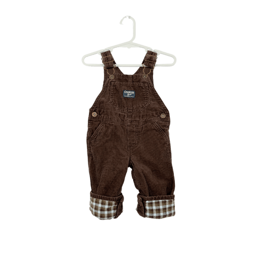 OshKosh Vintage Corduroy Overalls – Size 3–6M