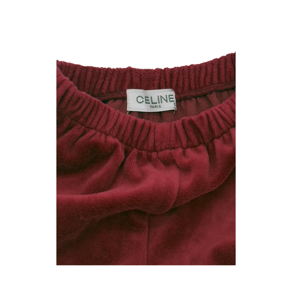 Celine Vintage Velour Baby Bloomers – 9–12 Months