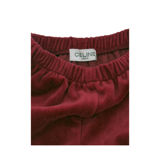 Celine Vintage Velour Baby Bloomers – 9–12 Months