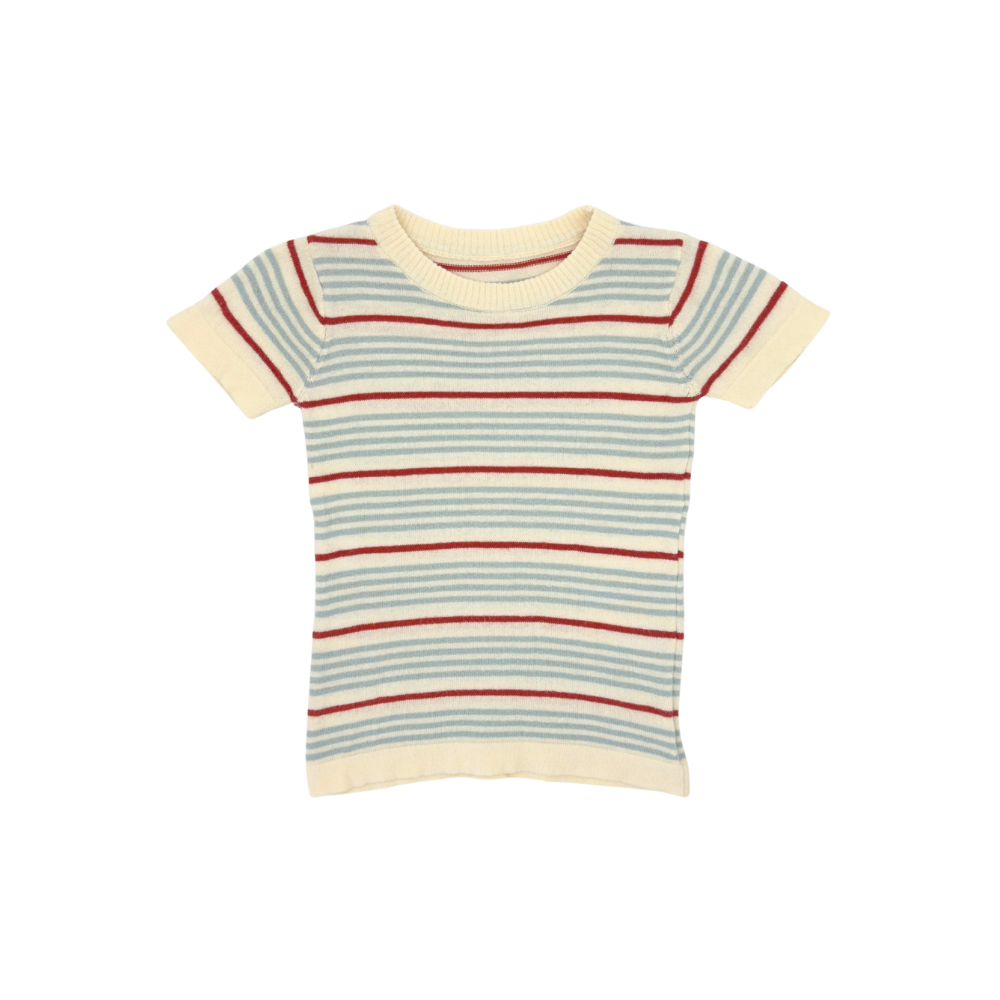 Vintage Striped Knit T-Shirt – 12–18 Months