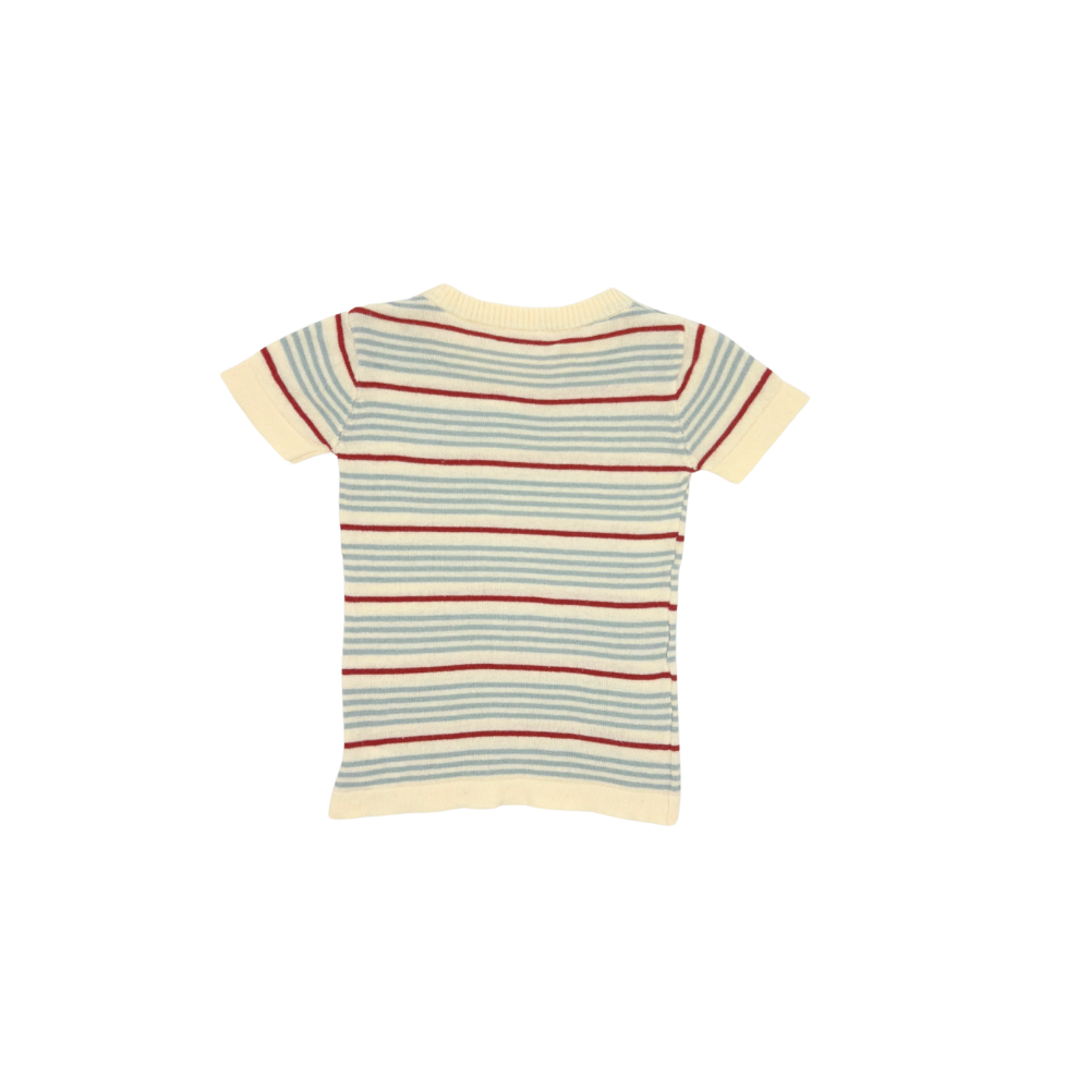 Vintage Striped Knit T-Shirt – 12–18 Months