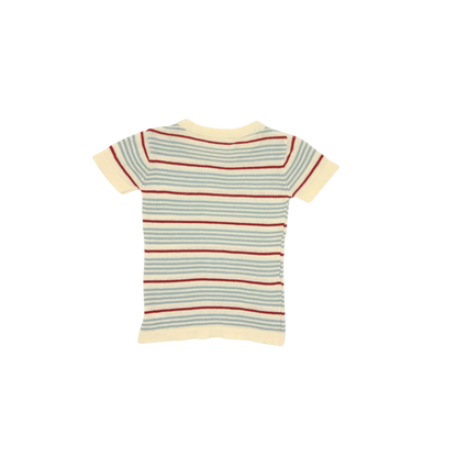 Vintage Striped Knit T-Shirt – 12–18 Months