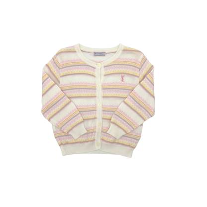 Yves Saint Laurent Enfants Pastel Cardigan – 12–18 Months