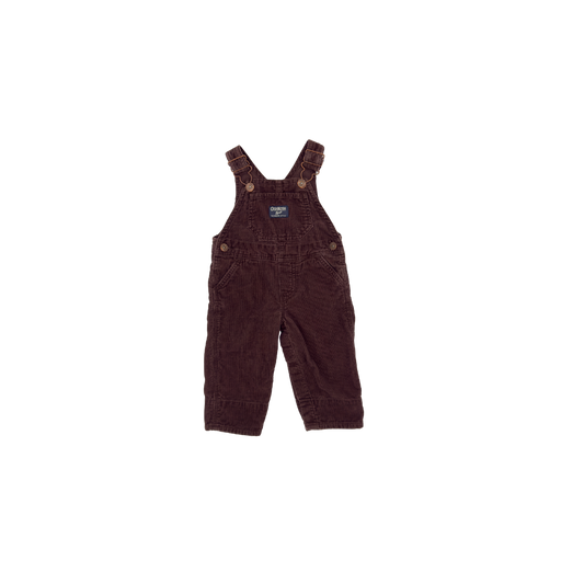 OshKosh Vintage Corduroy Overalls – Size 3–6M