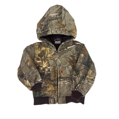 Carhartt Camo Hooded Jacket – Size 3