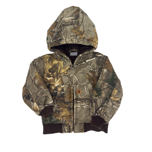 Carhartt Camo Hooded Jacket – Size 3