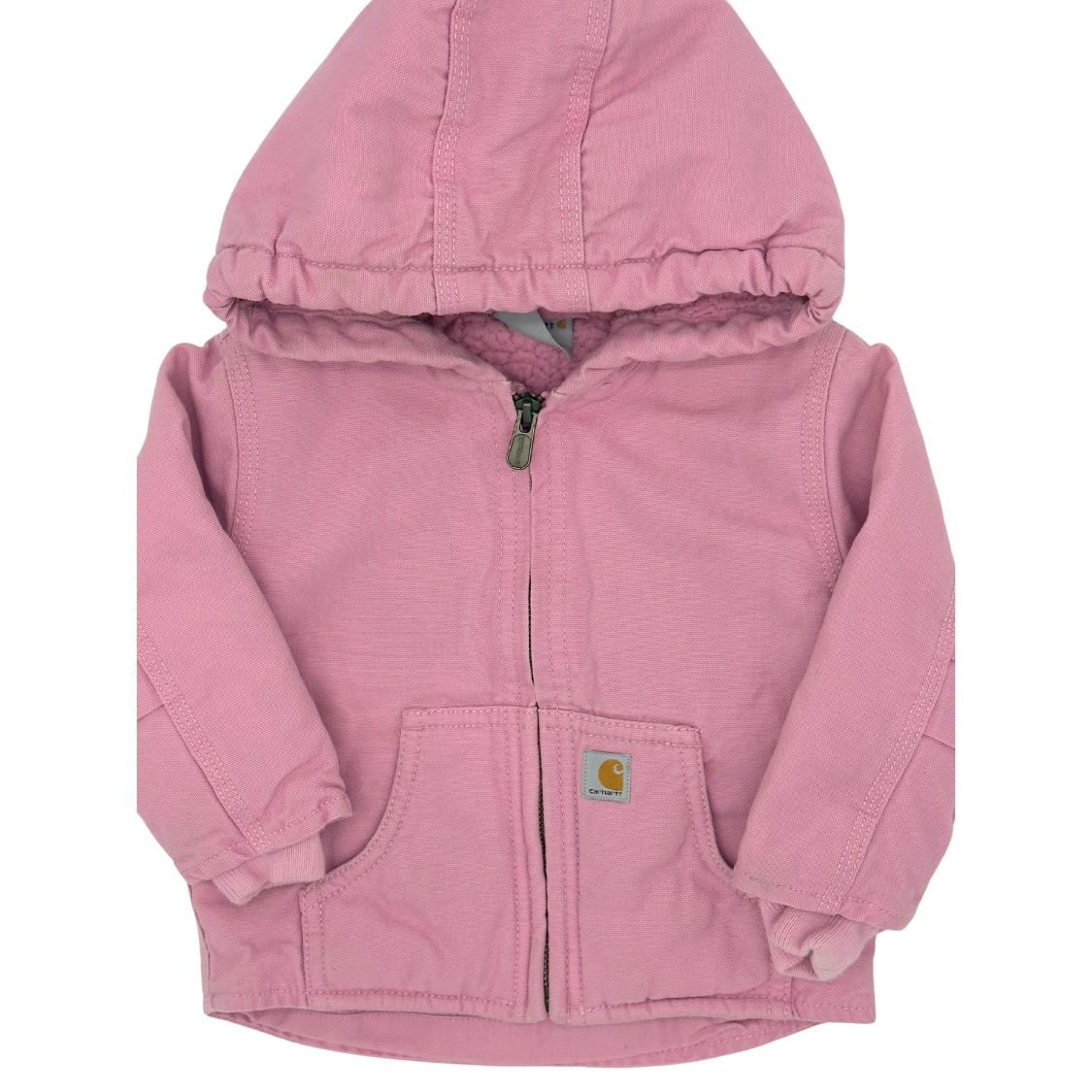 Carhartt Duck Hooded Jacket – 12M (Pink)