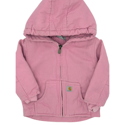 Carhartt Duck Hooded Jacket – 12M (Pink)