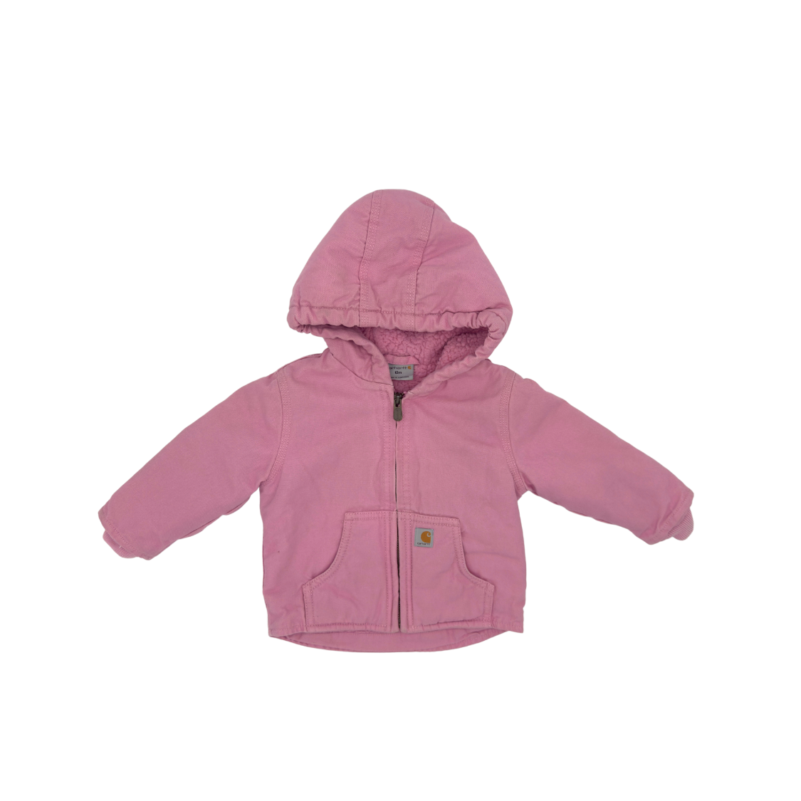 Carhartt Duck Hooded Jacket – 12M (Pink)
