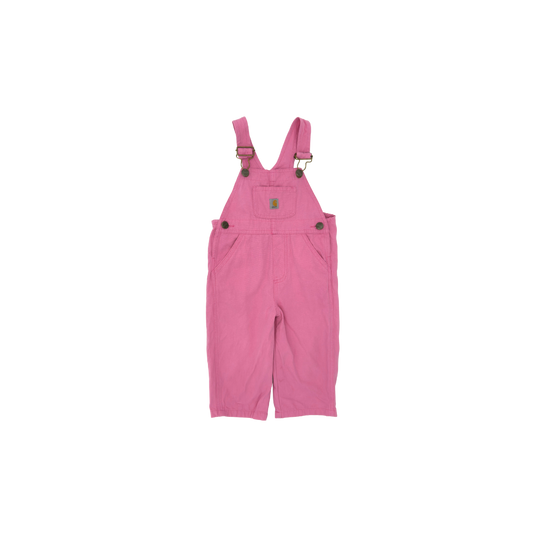 Carhartt Pink Overalls – Size 2–3 Years