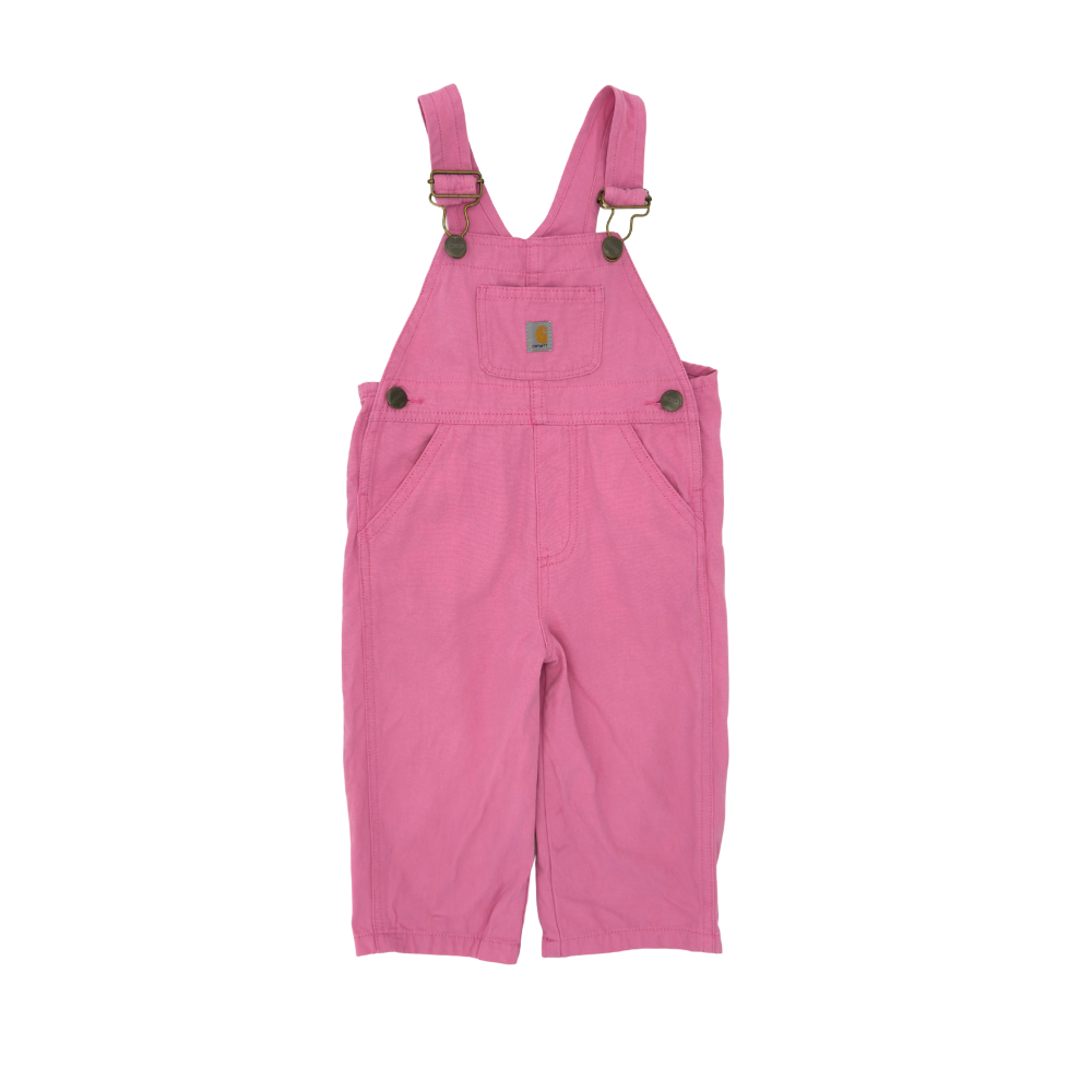 Carhartt Pink Overalls – Size 2–3 Years