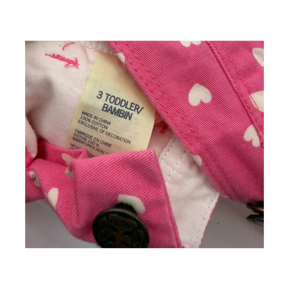 OshKosh Heart Print Overalls — Size 3