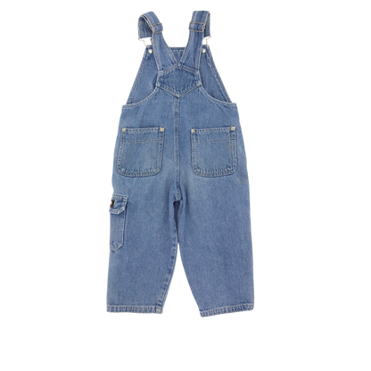 Harley Davidson Denim Overalls – Size 3–4Y