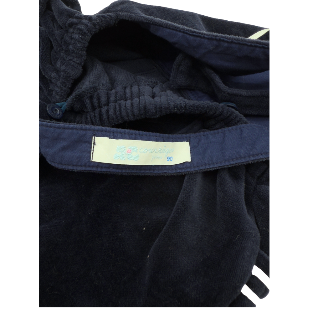 Courrèges Velvet Overalls – Size 18-24M