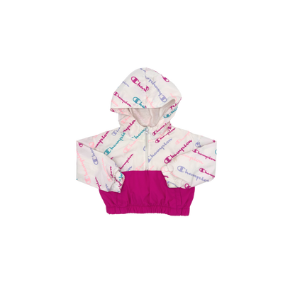 Champion Vintage Pink Windbreaker – Size 12M