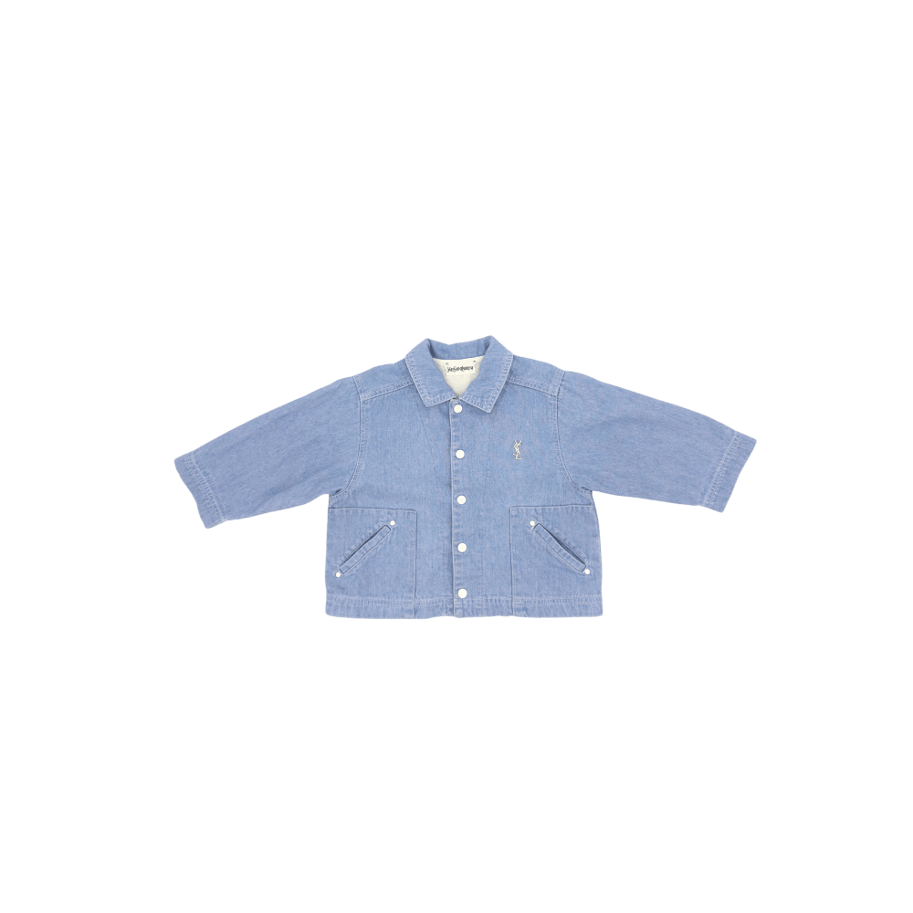 YSL Vintage Kids Denim Jacket – Size 12–24 Months