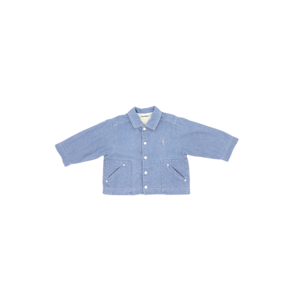 YSL Vintage Kids Denim Jacket – Size 12–24 Months