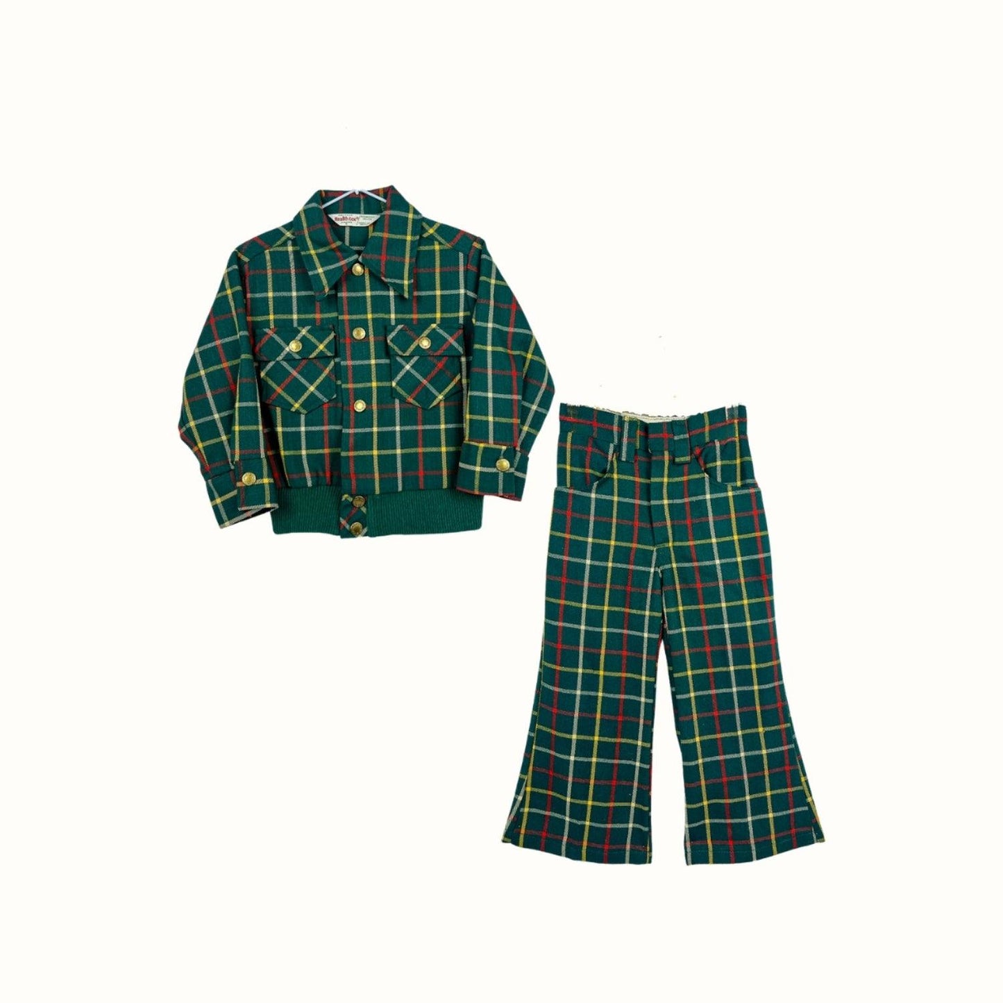 Healthtex Vintage Plaid Set – 4Y
