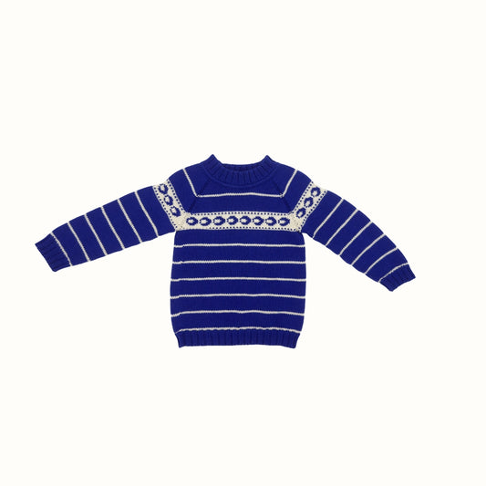 Hand-Knit Sweater – 3–4Y