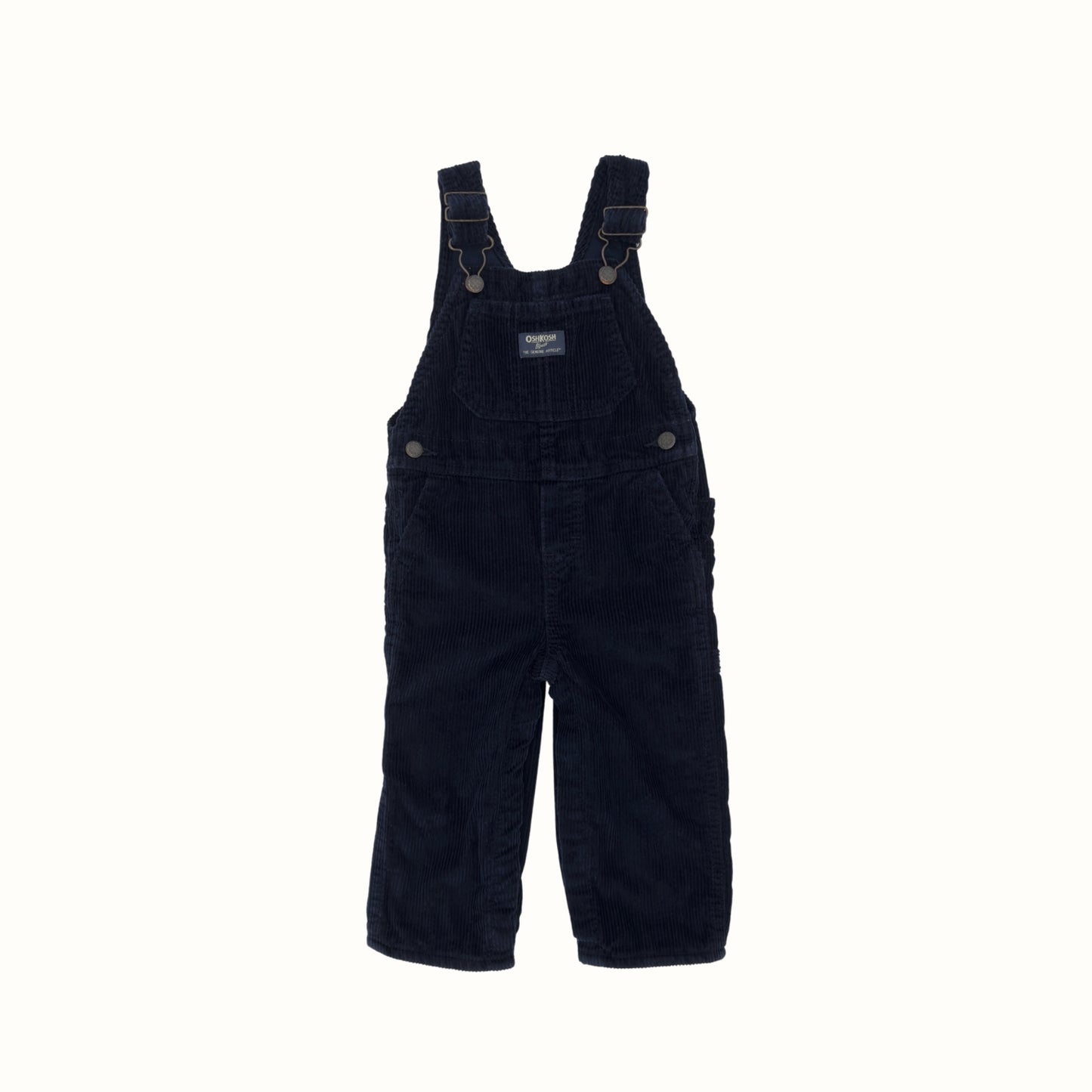 OshKosh Navy Cord Overalls — 18M