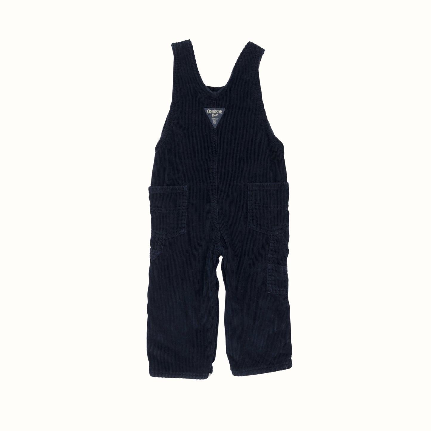 OshKosh Navy Cord Overalls — 18M