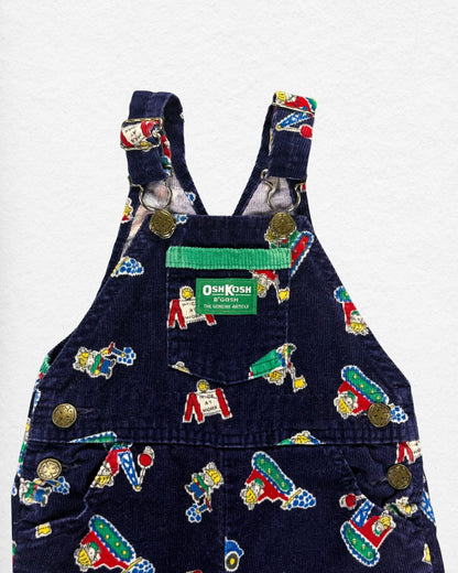 Vintage OshKosh Corduroy Overalls – 12M