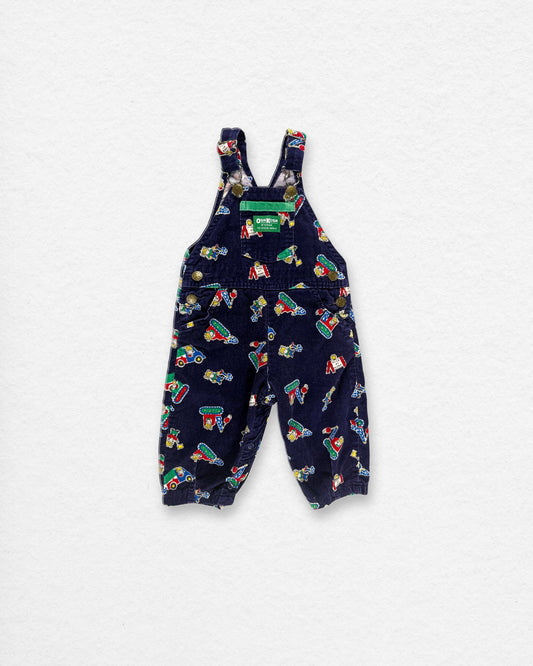 Vintage OshKosh Corduroy Overalls – 12M