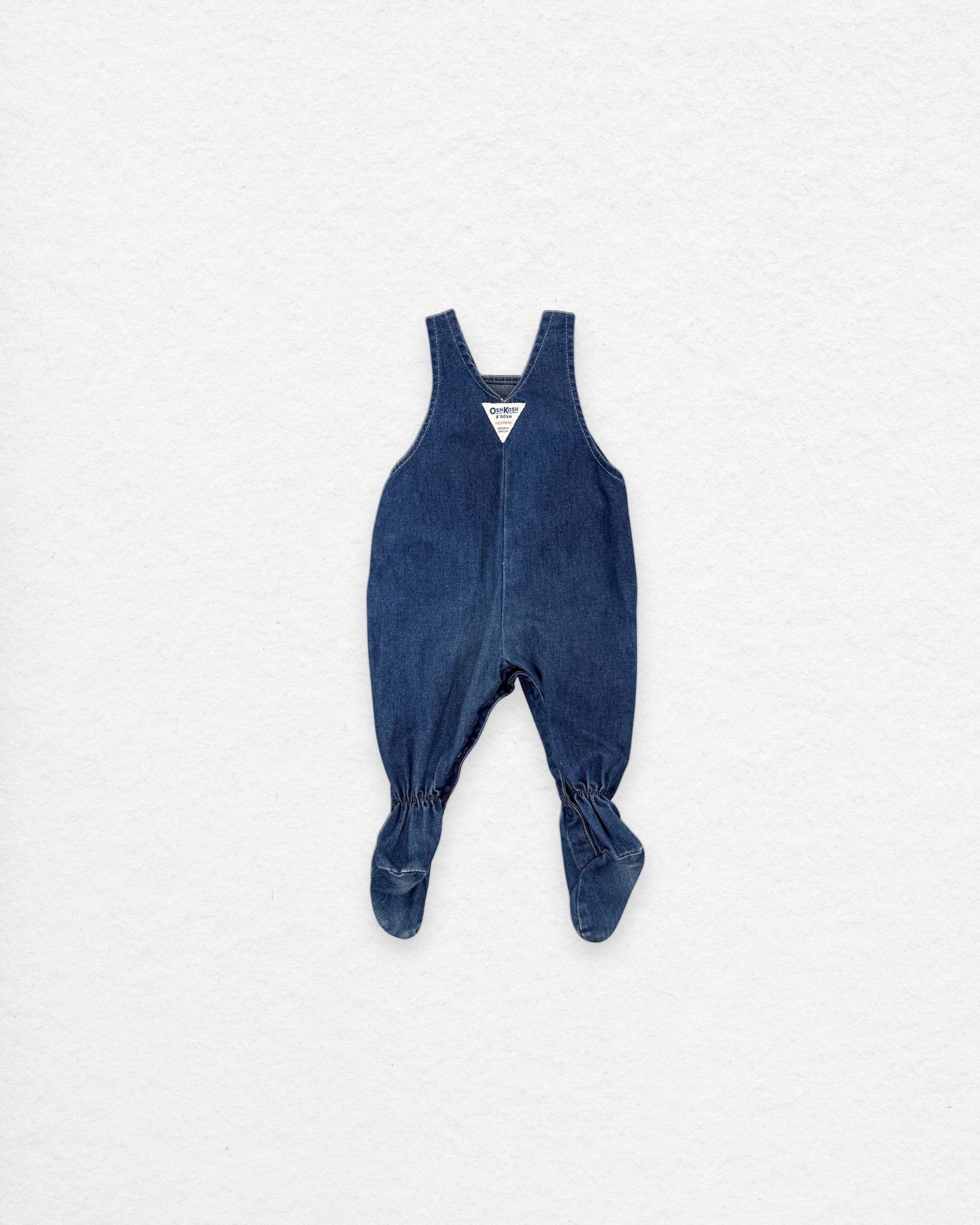 Vintage OshKosh Denim Overalls – 6–9 Months