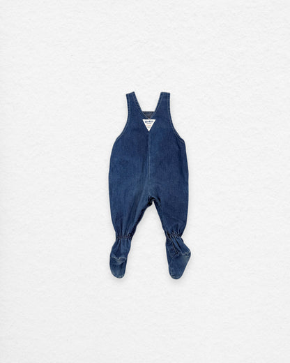 Vintage OshKosh Denim Overalls – 6–9 Months
