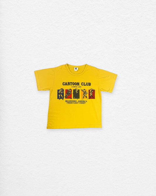 Vintage “Cartoon Club” Graphic Tee – 10–12Y