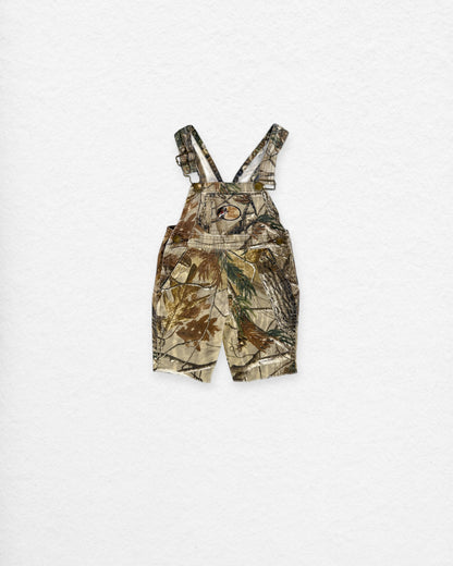 Vintage Bass Pro Camo Overalls – 2T