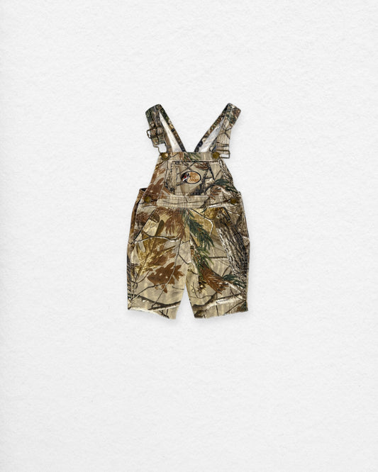 Vintage Bass Pro Camo Overalls – 2T
