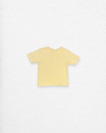 Vintage Yellow Basic Tee – 2Y