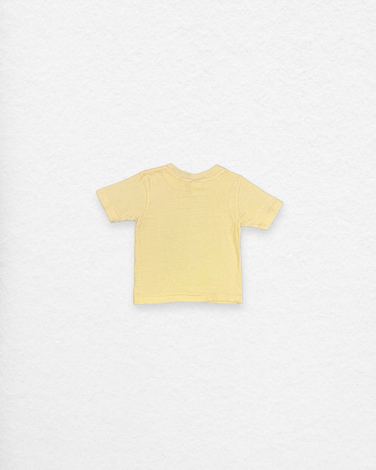 Vintage Yellow Basic Tee – 2Y