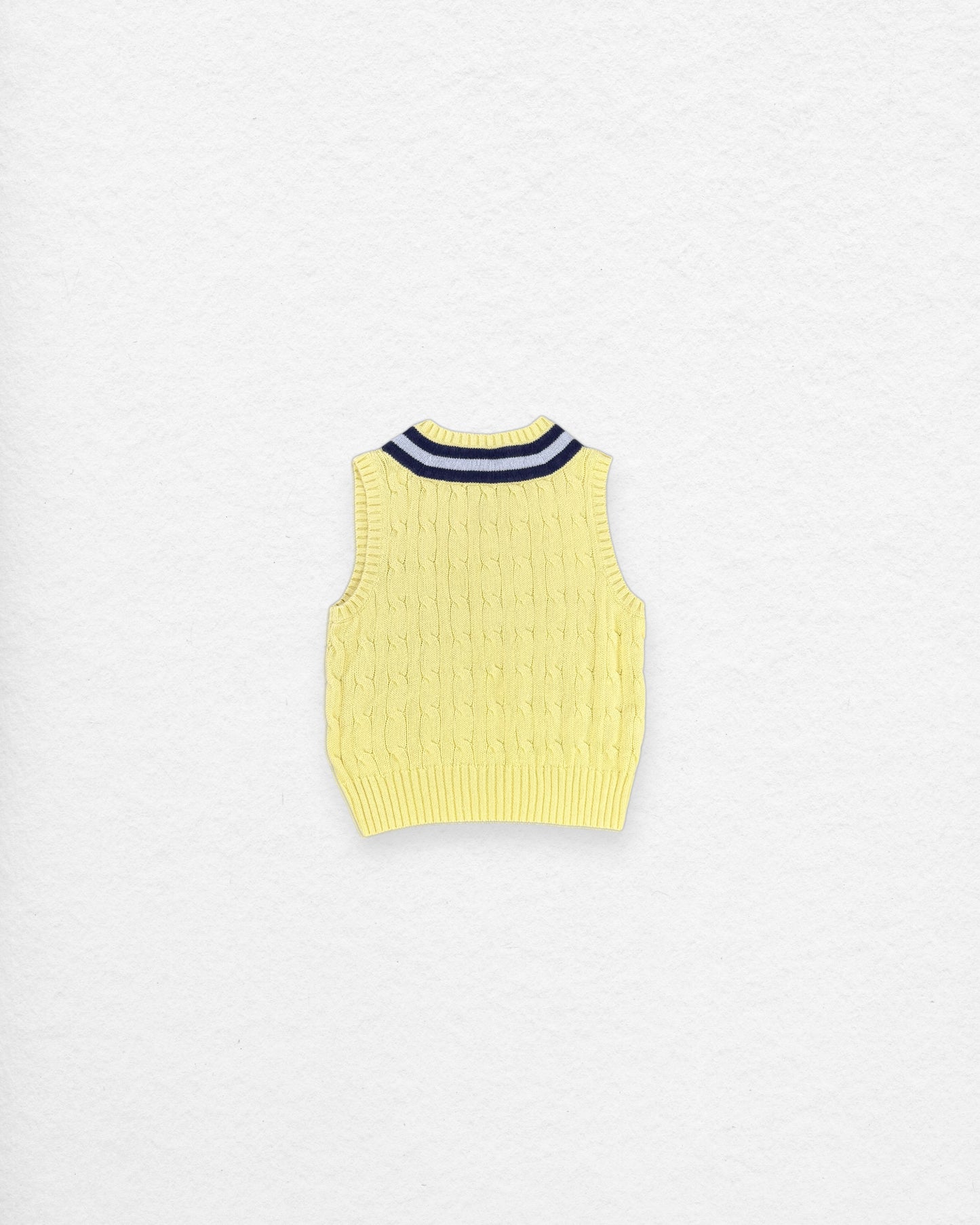 Vintage Ralph Lauren Cable Knit Vest – 4Y
