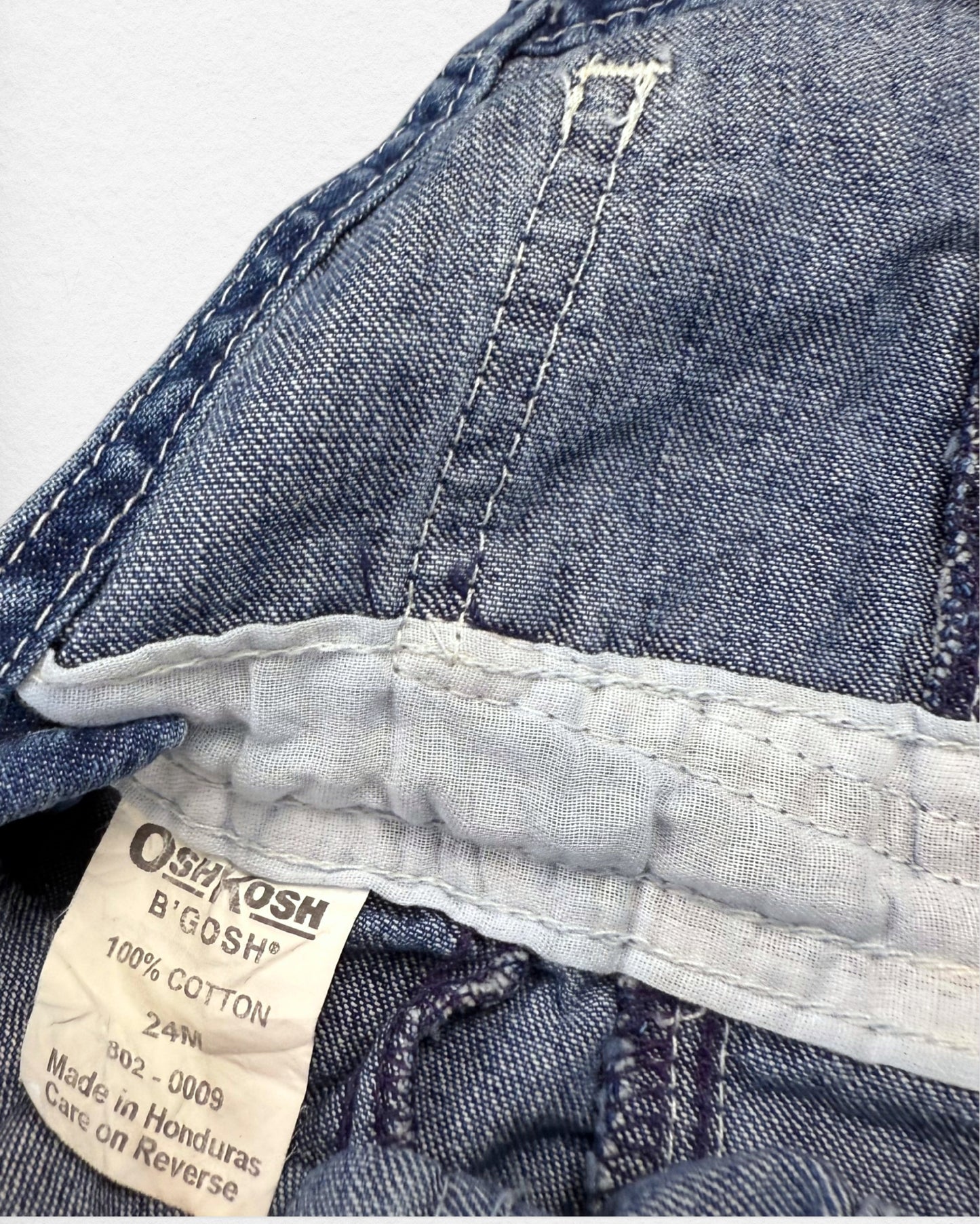 Vintage OshKosh Denim Overalls – 24M