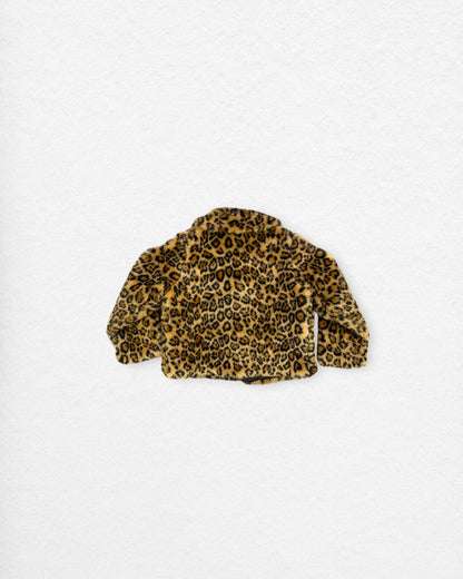 Baby GAP Leopard Faux Fur Jacket – 4Y