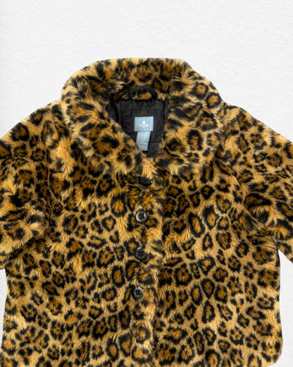 Baby GAP Leopard Faux Fur Jacket – 4Y