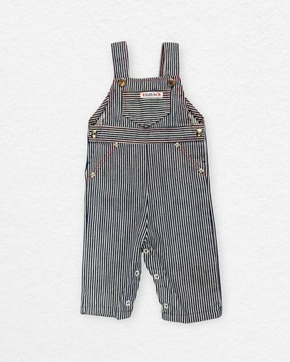 Vintage Healthtex Striped Overalls – 6M