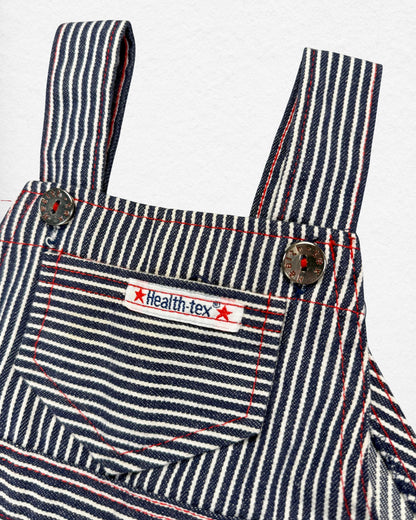 Vintage Healthtex Striped Overalls – 6M
