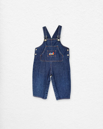 Vintage YSL Denim Overalls – 12–18M