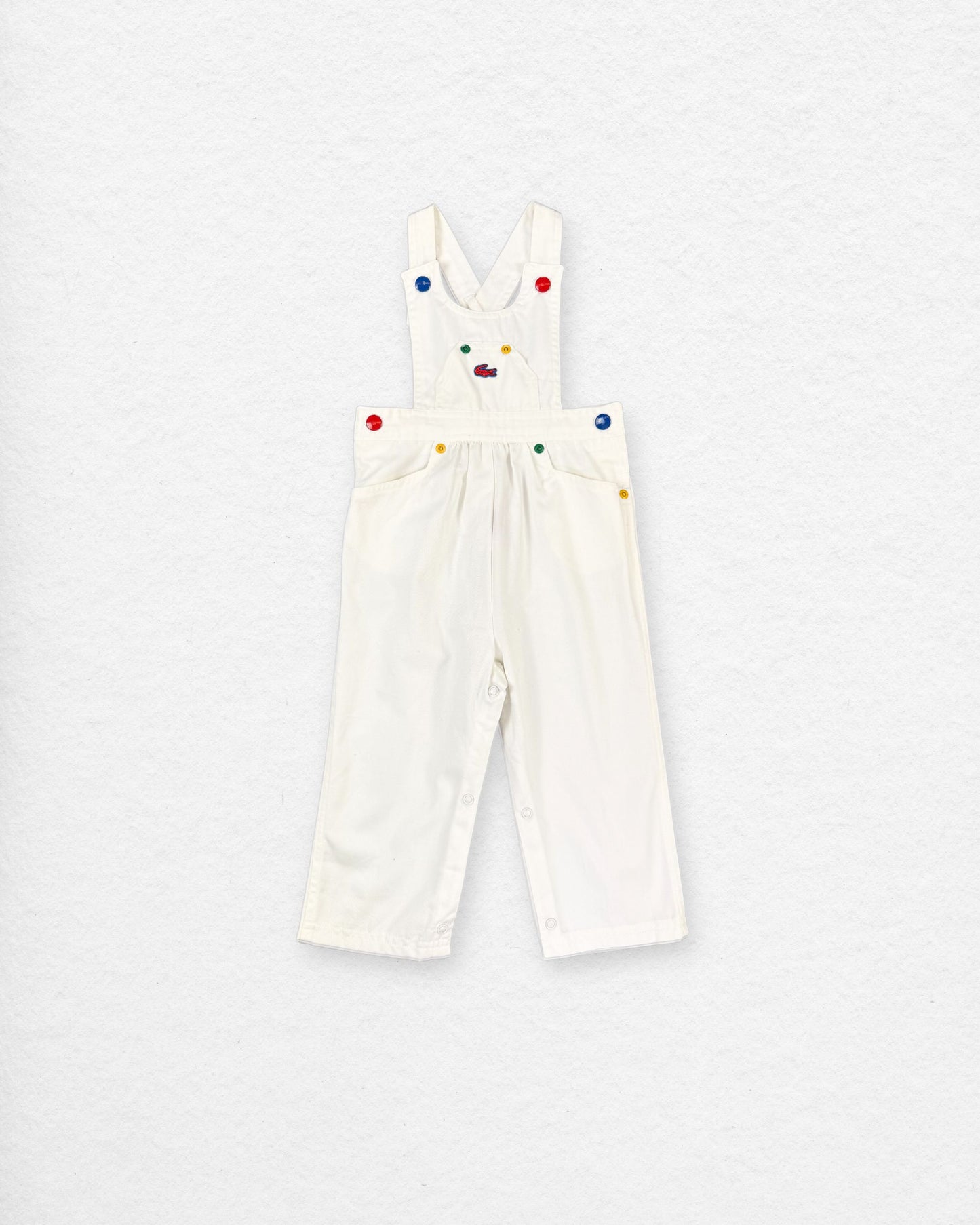 Rare Vintage Lacoste Cream Overalls – 24M