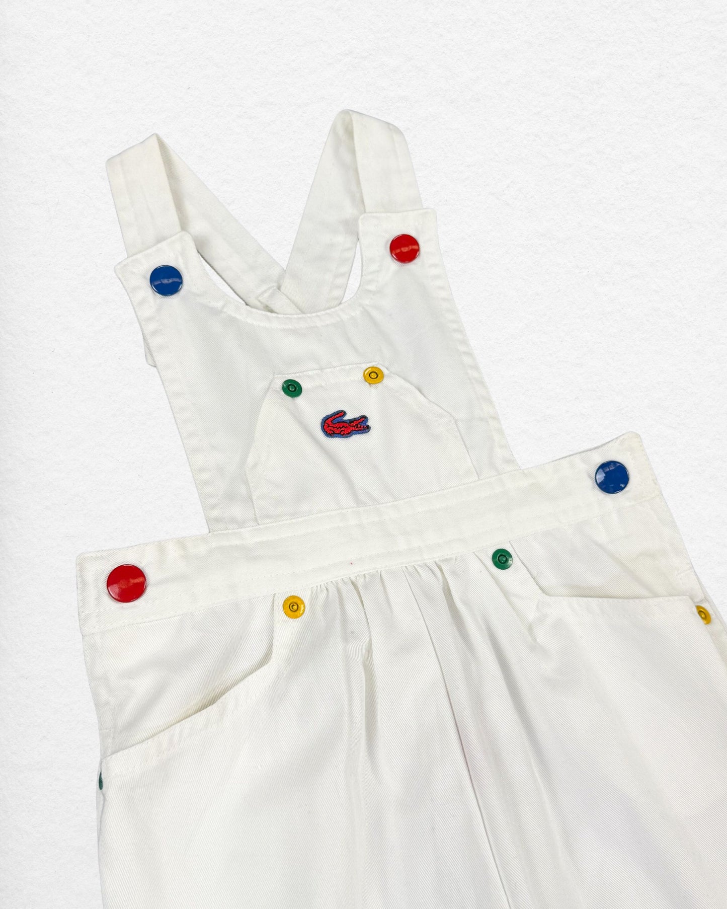 Rare Vintage Lacoste Cream Overalls – 24M