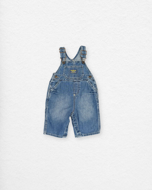 OshKosh Denim Short Overalls – 6M