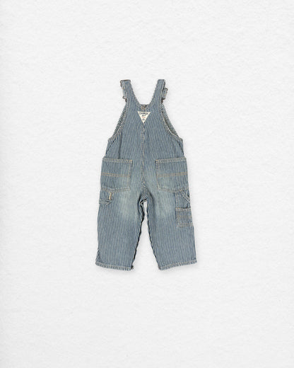 Vintage OshKosh Hickory Stripe Overalls – 12M
